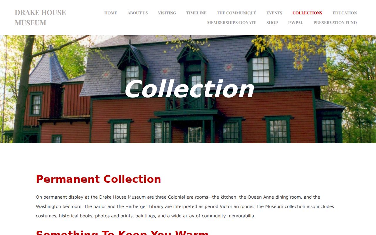 Plainfield city directory Drake House Museum collections